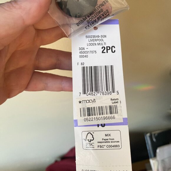 NWT EVAN-PICONE Woman Pant Suit 18 Blazer Striped Grey Brown Drk Rose 42" chest - Picture 6 of 13